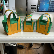 Load image into Gallery viewer, Tiny Tote - Green / Yellow
